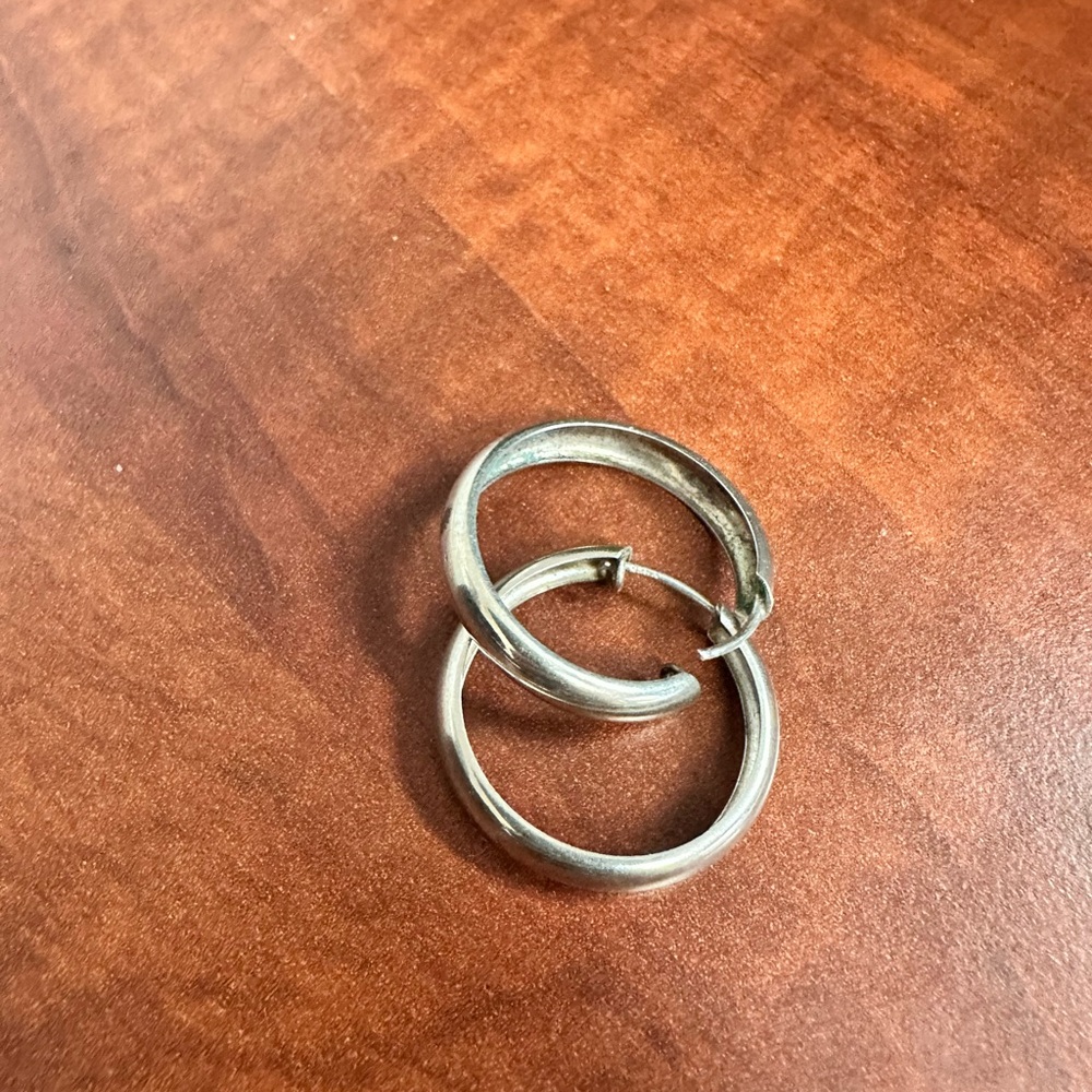 Sterling Hoop Earrings